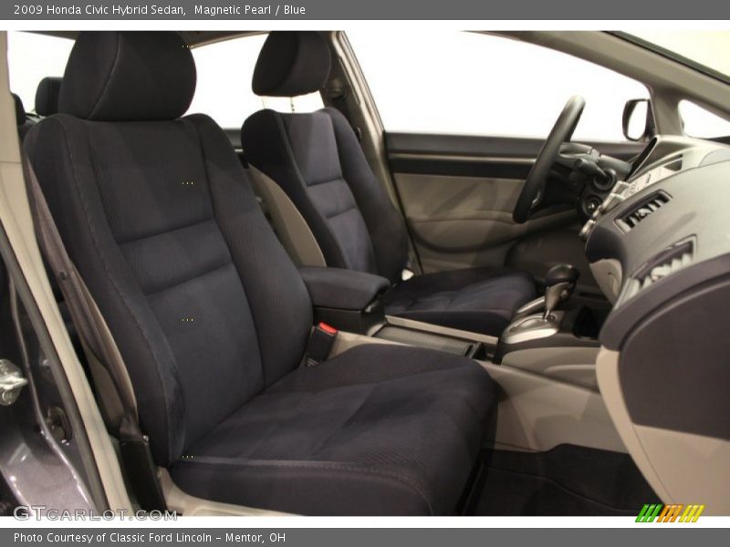 Magnetic Pearl / Blue 2009 Honda Civic Hybrid Sedan