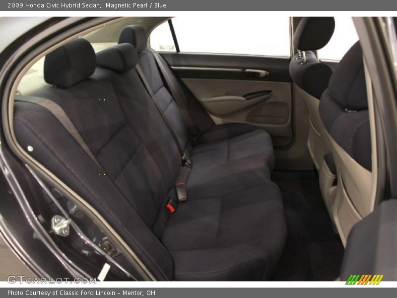 Magnetic Pearl / Blue 2009 Honda Civic Hybrid Sedan