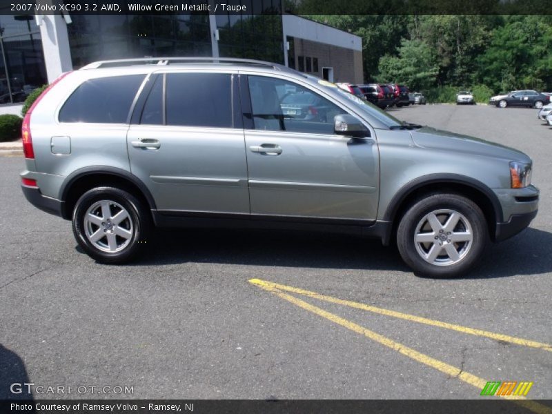 Willow Green Metallic / Taupe 2007 Volvo XC90 3.2 AWD