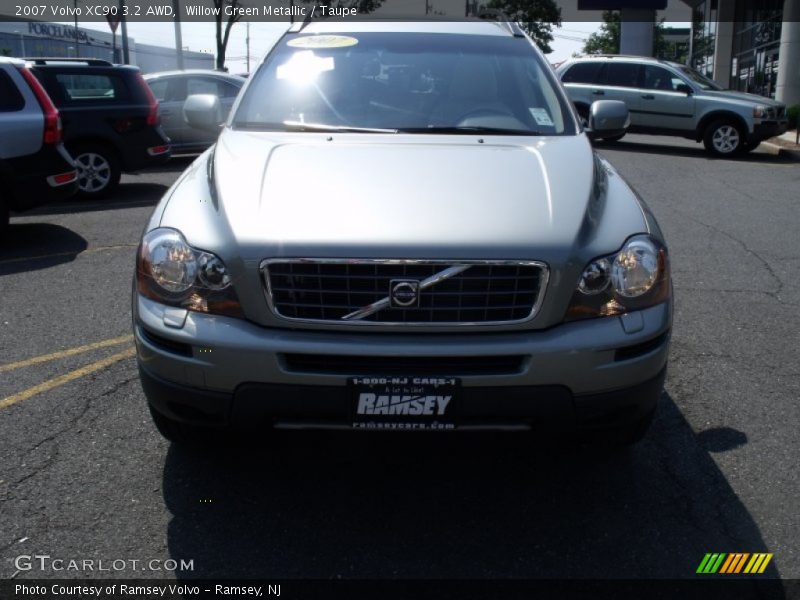 Willow Green Metallic / Taupe 2007 Volvo XC90 3.2 AWD