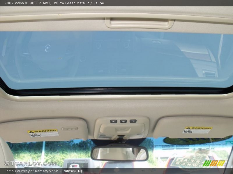 Willow Green Metallic / Taupe 2007 Volvo XC90 3.2 AWD