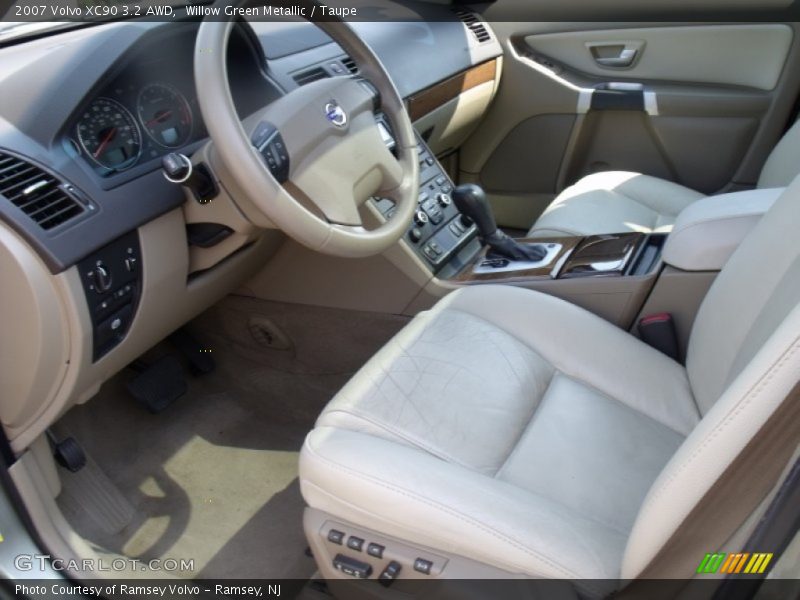 Willow Green Metallic / Taupe 2007 Volvo XC90 3.2 AWD