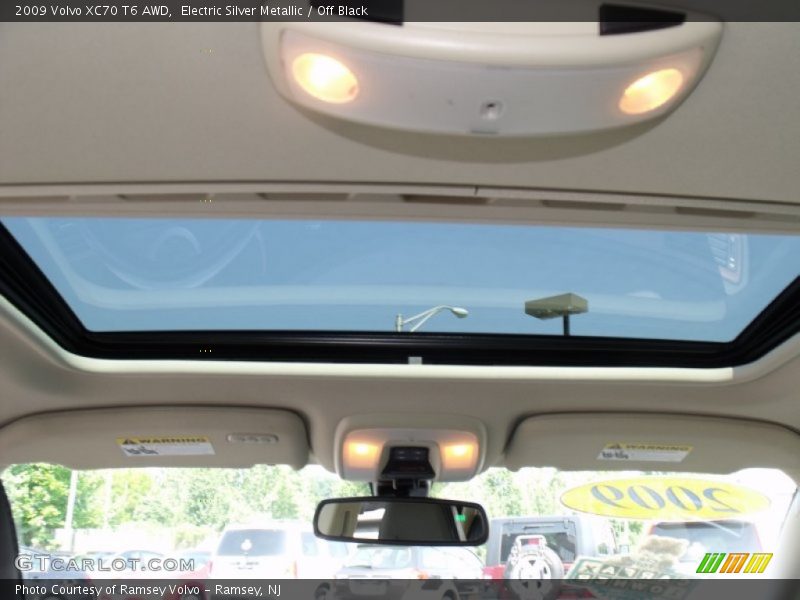 Electric Silver Metallic / Off Black 2009 Volvo XC70 T6 AWD