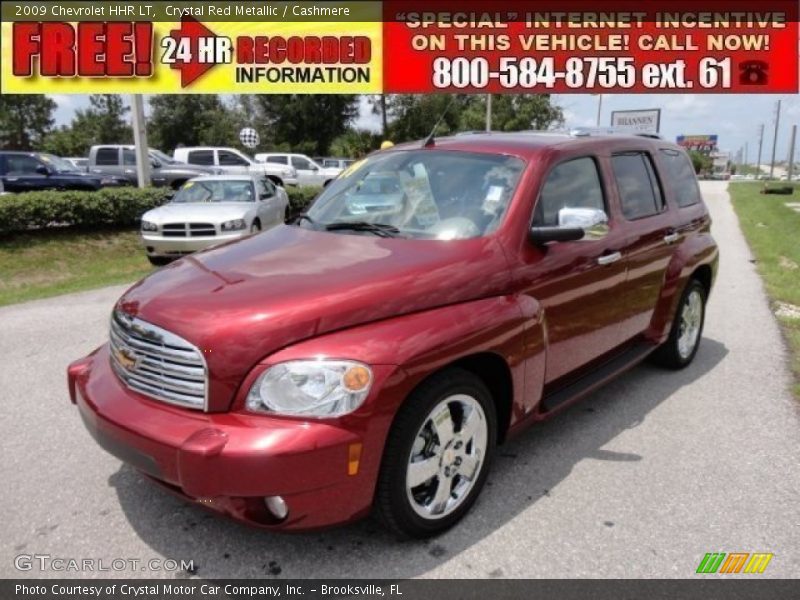Crystal Red Metallic / Cashmere 2009 Chevrolet HHR LT