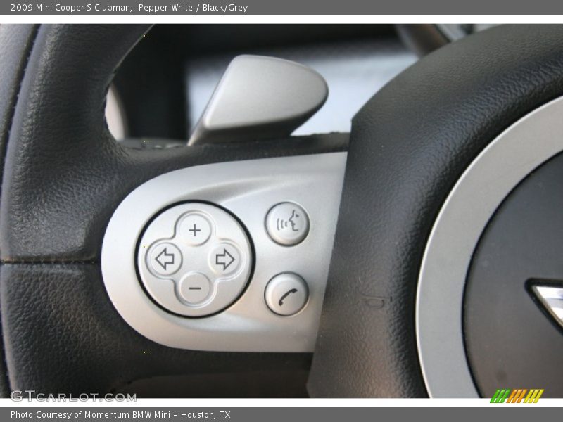 Pepper White / Black/Grey 2009 Mini Cooper S Clubman