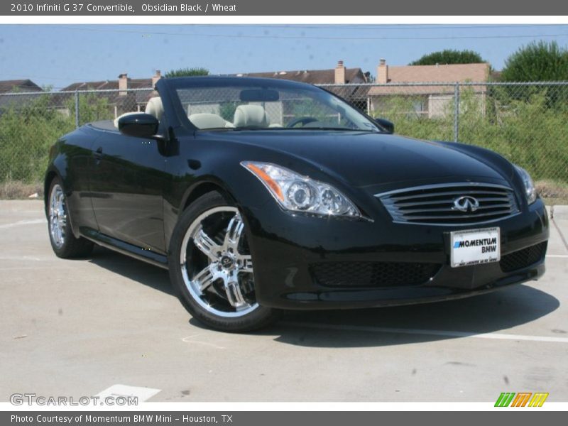 Front 3/4 View of 2010 G 37 Convertible