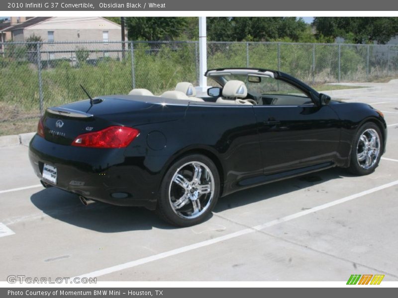 Obsidian Black / Wheat 2010 Infiniti G 37 Convertible