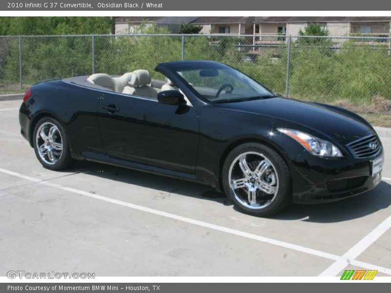  2010 G 37 Convertible Obsidian Black