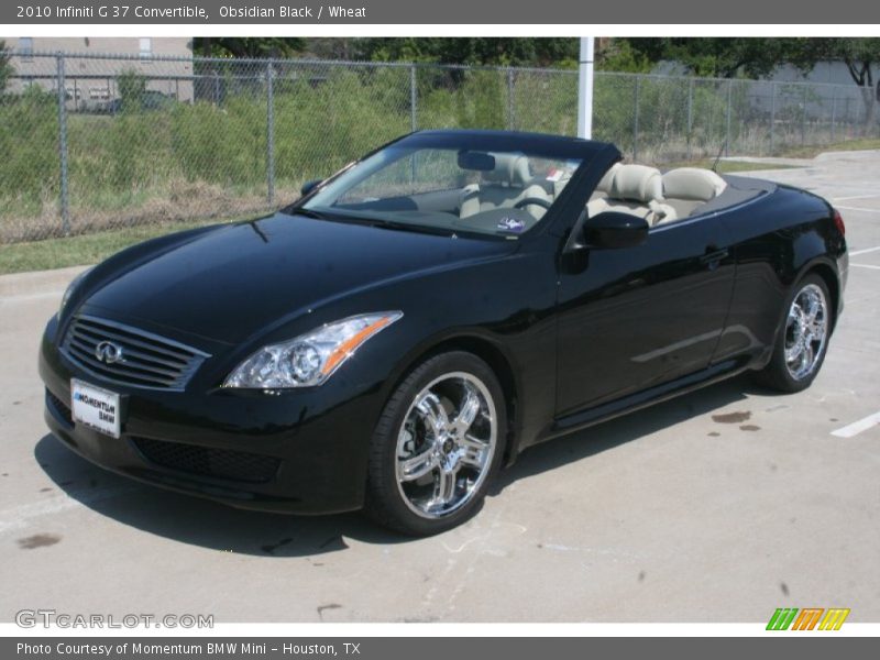  2010 G 37 Convertible Obsidian Black