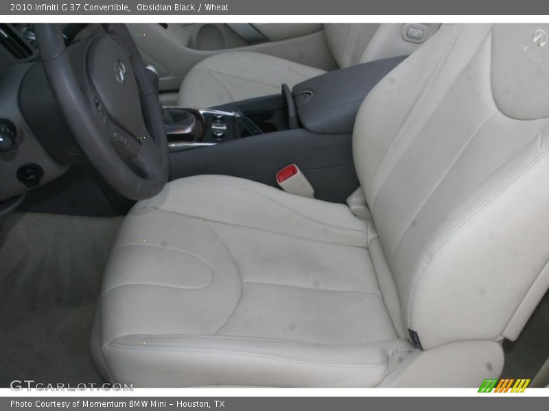 Obsidian Black / Wheat 2010 Infiniti G 37 Convertible