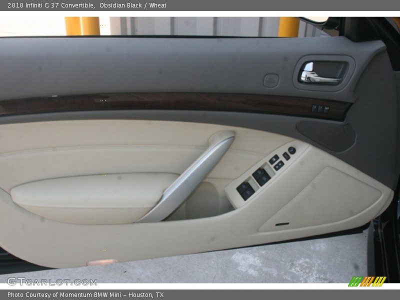Obsidian Black / Wheat 2010 Infiniti G 37 Convertible