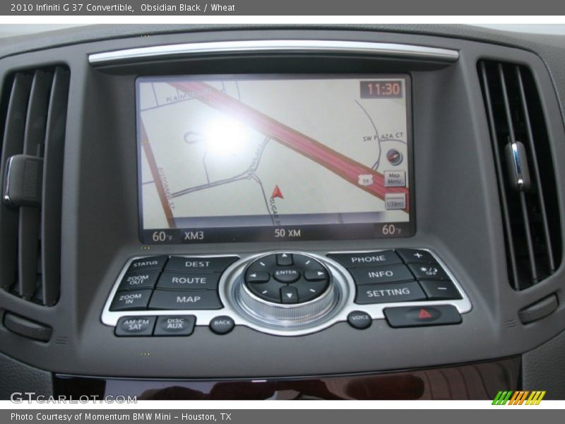 Navigation of 2010 G 37 Convertible