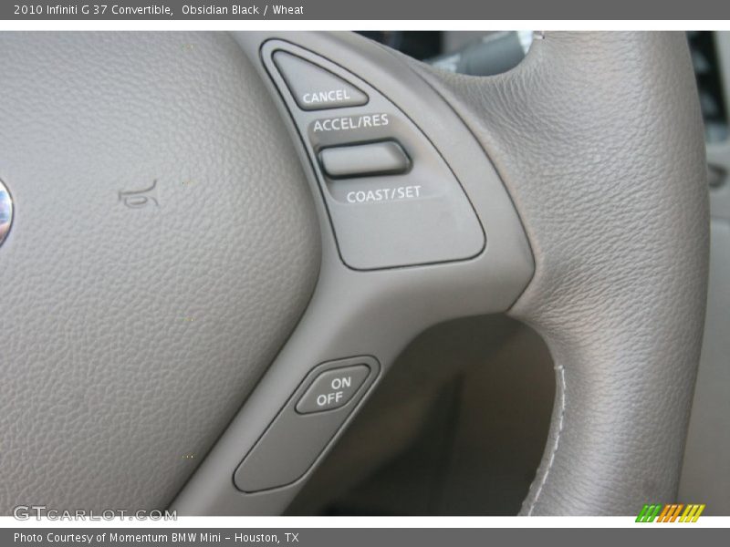 Obsidian Black / Wheat 2010 Infiniti G 37 Convertible