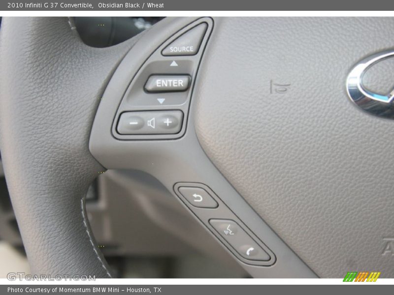 Obsidian Black / Wheat 2010 Infiniti G 37 Convertible