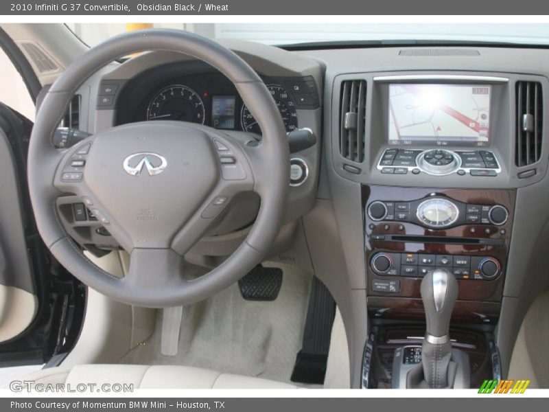 Obsidian Black / Wheat 2010 Infiniti G 37 Convertible