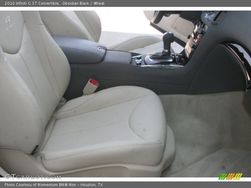 Obsidian Black / Wheat 2010 Infiniti G 37 Convertible