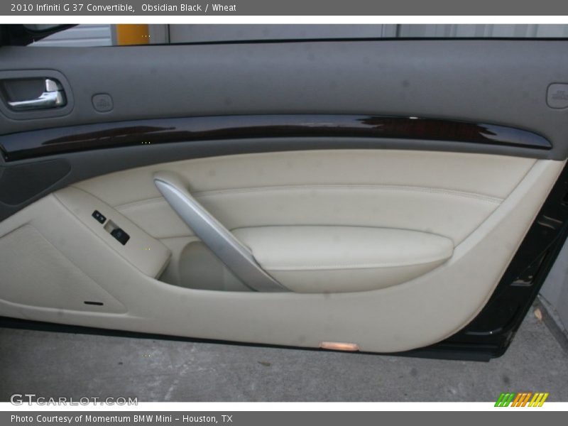 Obsidian Black / Wheat 2010 Infiniti G 37 Convertible