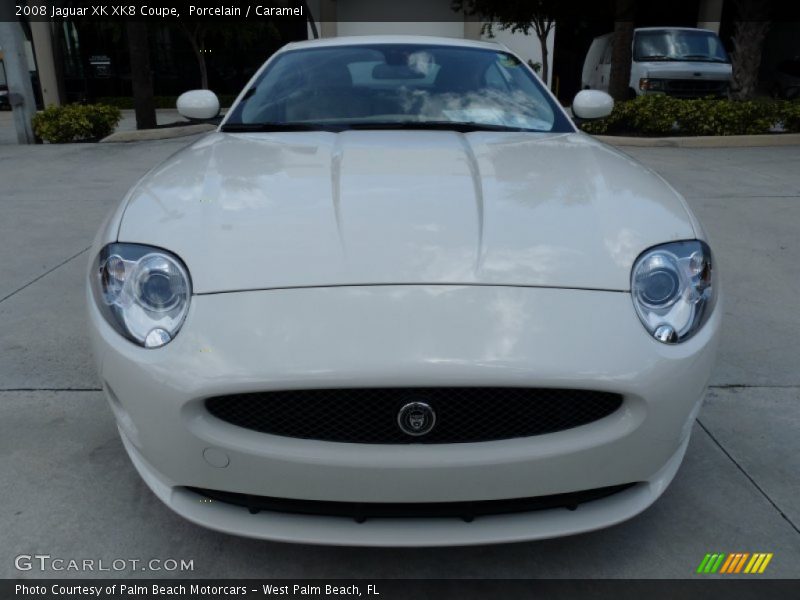 Porcelain / Caramel 2008 Jaguar XK XK8 Coupe