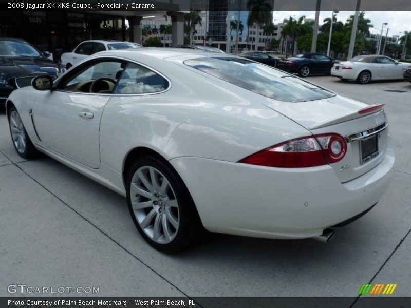 Porcelain / Caramel 2008 Jaguar XK XK8 Coupe