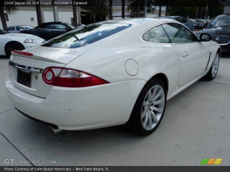 Porcelain / Caramel 2008 Jaguar XK XK8 Coupe