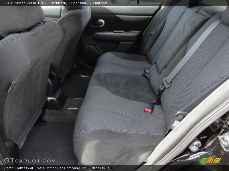Super Black / Charcoal 2010 Nissan Versa 1.8 SL Hatchback
