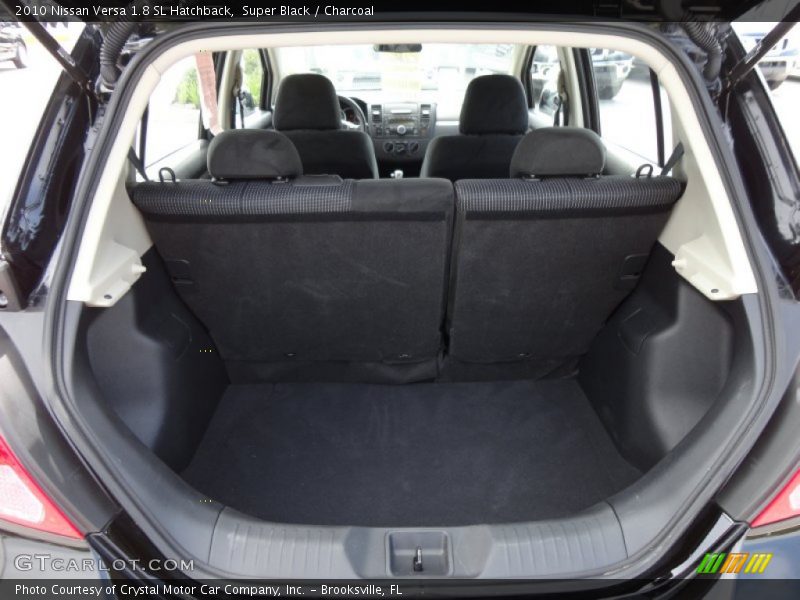 Super Black / Charcoal 2010 Nissan Versa 1.8 SL Hatchback