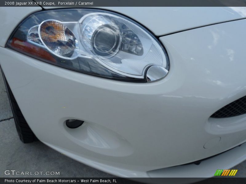 Porcelain / Caramel 2008 Jaguar XK XK8 Coupe