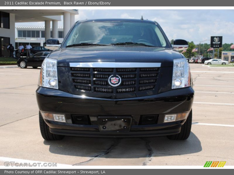 Black Raven / Ebony/Ebony 2011 Cadillac Escalade Premium
