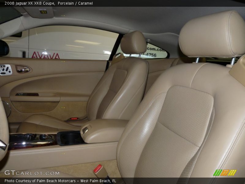 Porcelain / Caramel 2008 Jaguar XK XK8 Coupe