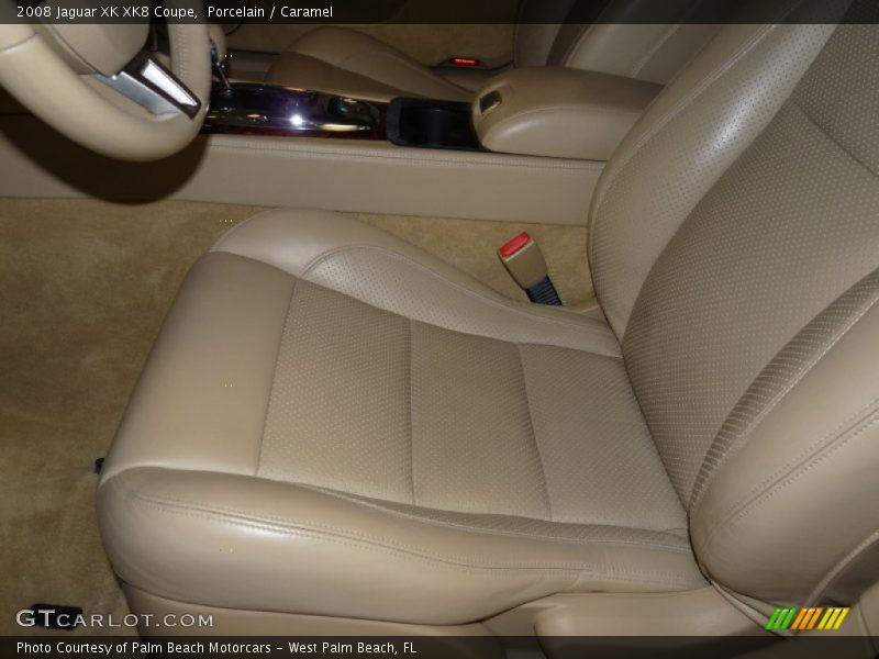 Porcelain / Caramel 2008 Jaguar XK XK8 Coupe