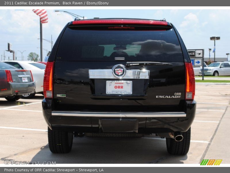 Black Raven / Ebony/Ebony 2011 Cadillac Escalade Premium