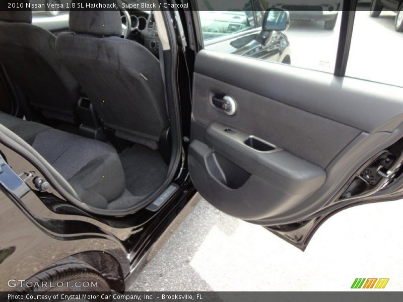 Super Black / Charcoal 2010 Nissan Versa 1.8 SL Hatchback