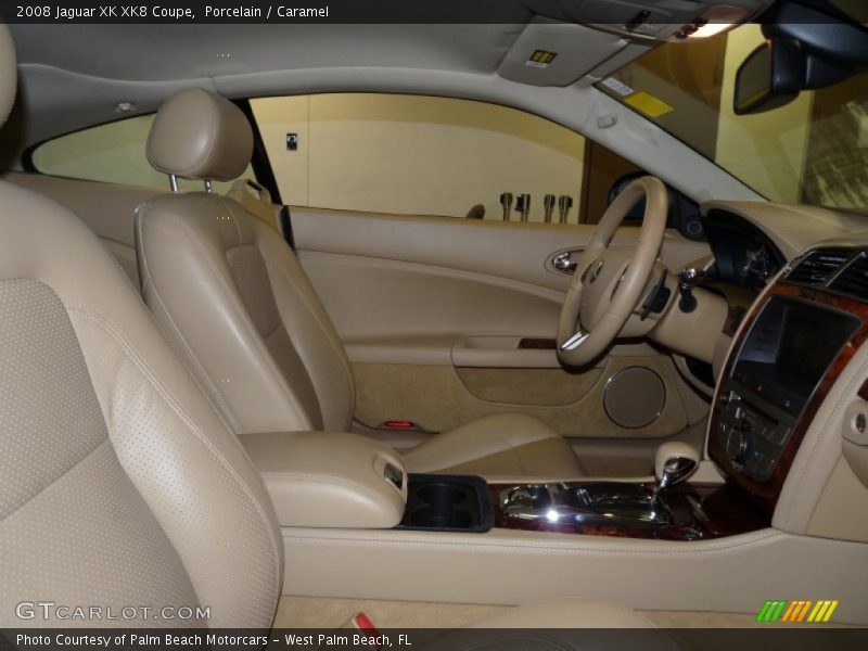 Porcelain / Caramel 2008 Jaguar XK XK8 Coupe