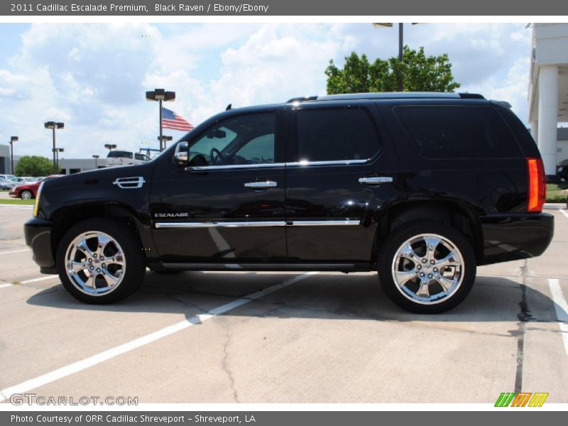 Black Raven / Ebony/Ebony 2011 Cadillac Escalade Premium