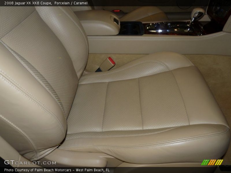 Porcelain / Caramel 2008 Jaguar XK XK8 Coupe
