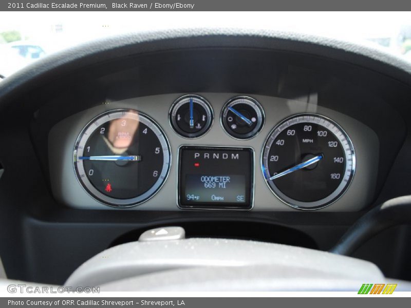  2011 Escalade Premium Premium Gauges