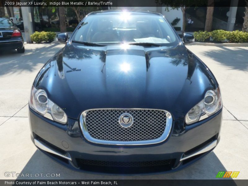 Indigo Blue Metallic / Barley/Truffle 2009 Jaguar XF Luxury