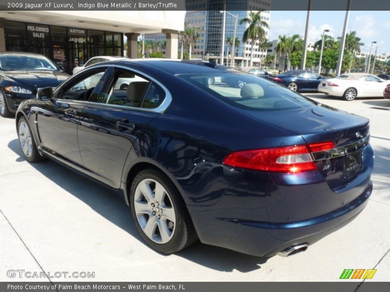 Indigo Blue Metallic / Barley/Truffle 2009 Jaguar XF Luxury