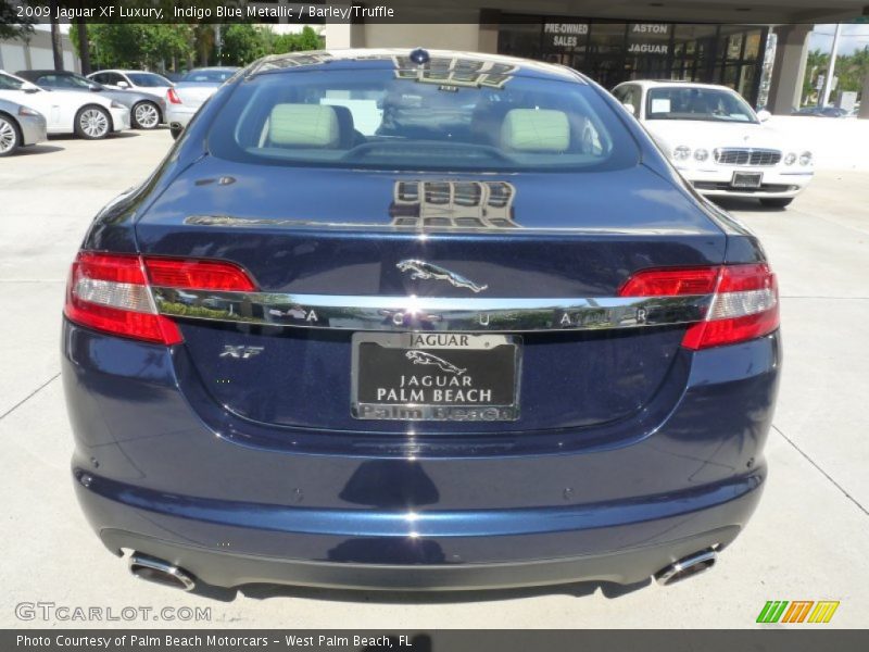 Indigo Blue Metallic / Barley/Truffle 2009 Jaguar XF Luxury