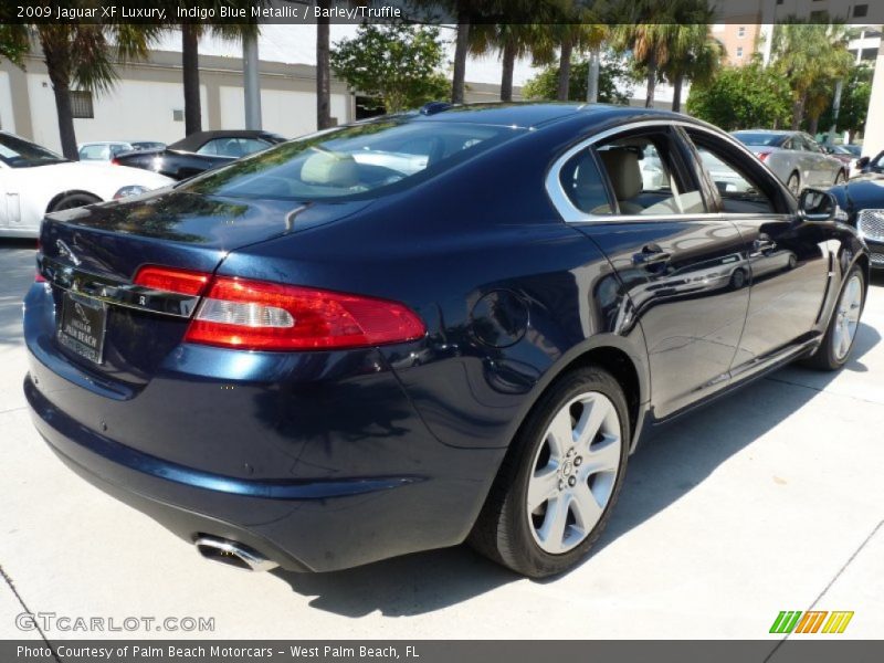 Indigo Blue Metallic / Barley/Truffle 2009 Jaguar XF Luxury