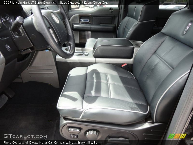 Black Clearcoat / Ebony/Dove Grey 2007 Lincoln Mark LT SuperCrew 4x4
