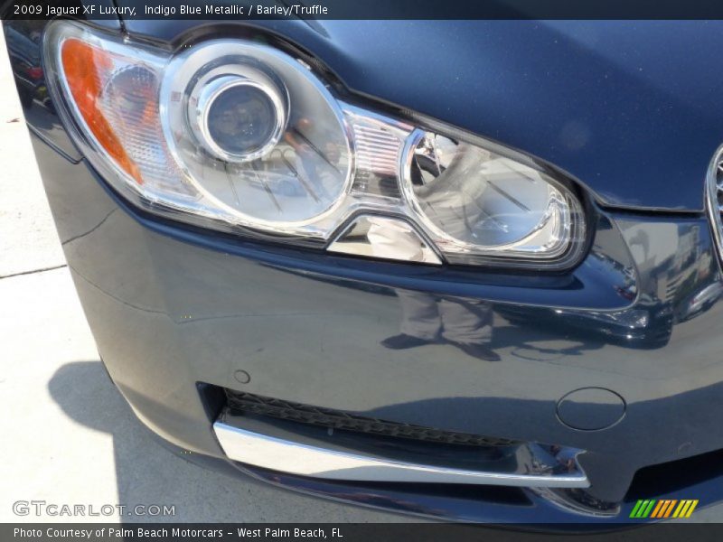Indigo Blue Metallic / Barley/Truffle 2009 Jaguar XF Luxury