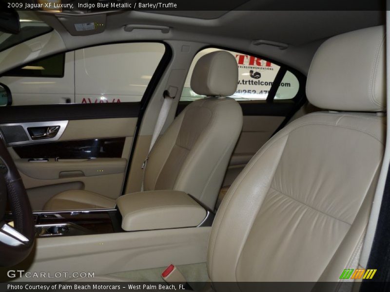 Indigo Blue Metallic / Barley/Truffle 2009 Jaguar XF Luxury