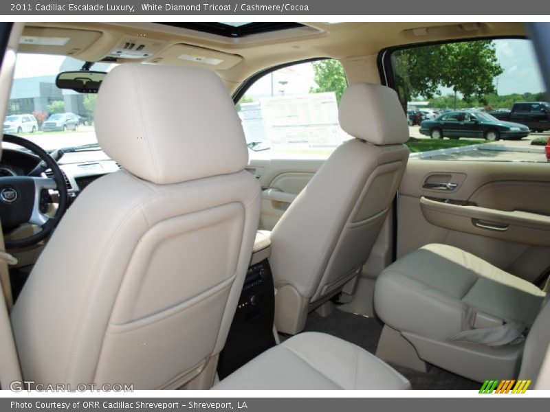 White Diamond Tricoat / Cashmere/Cocoa 2011 Cadillac Escalade Luxury