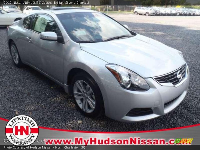 Brilliant Silver / Charcoal 2012 Nissan Altima 2.5 S Coupe