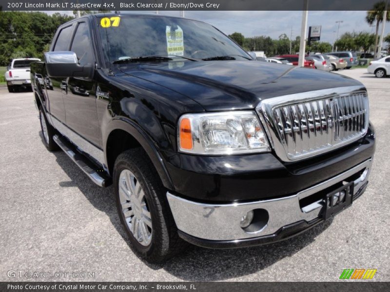 Black Clearcoat / Ebony/Dove Grey 2007 Lincoln Mark LT SuperCrew 4x4