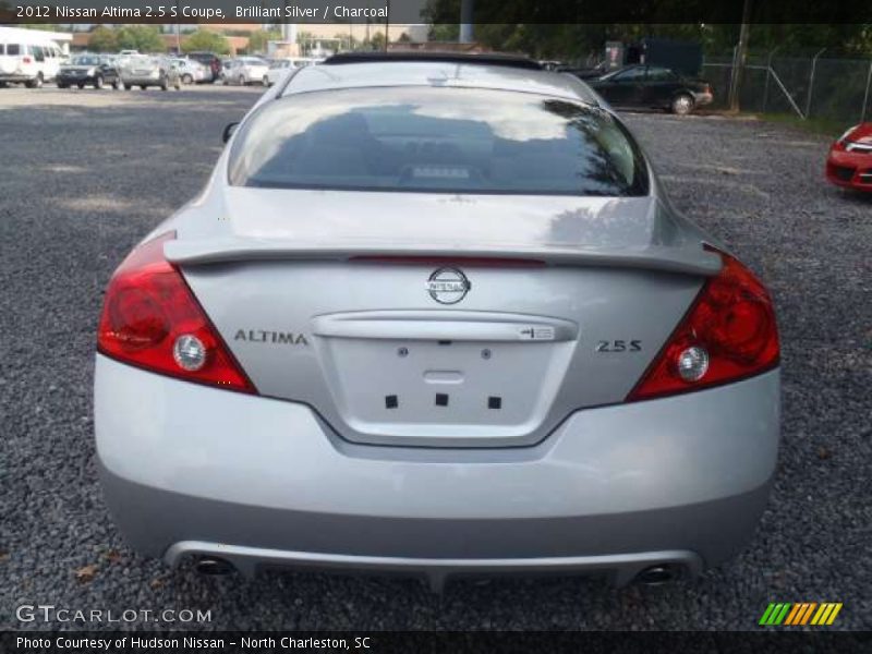 Brilliant Silver / Charcoal 2012 Nissan Altima 2.5 S Coupe