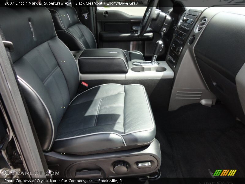 Black Clearcoat / Ebony/Dove Grey 2007 Lincoln Mark LT SuperCrew 4x4