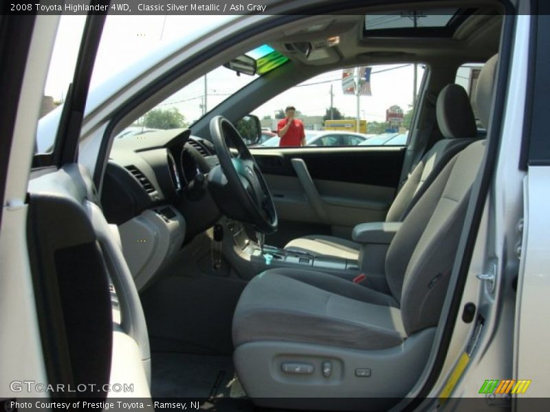 Classic Silver Metallic / Ash Gray 2008 Toyota Highlander 4WD
