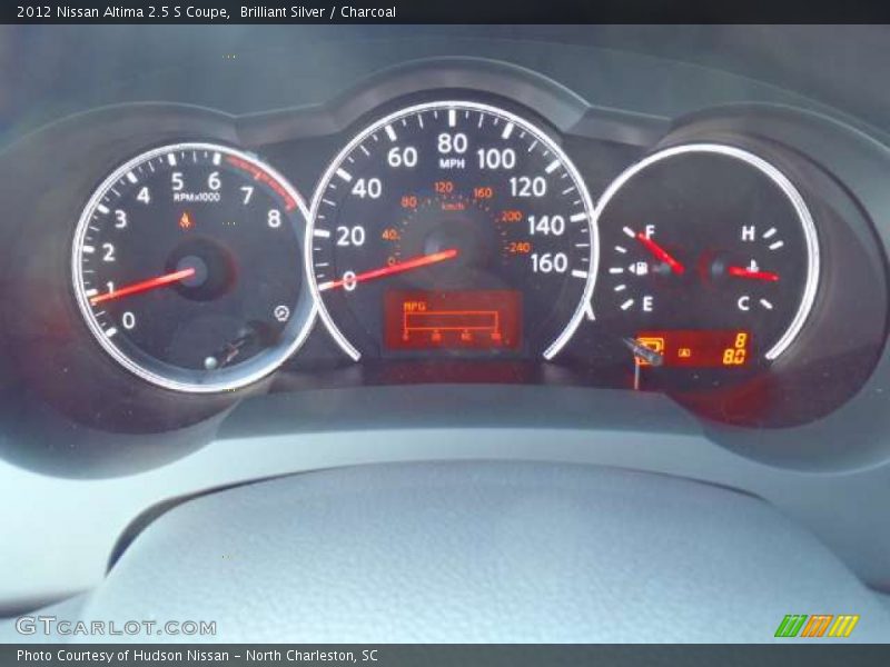 Brilliant Silver / Charcoal 2012 Nissan Altima 2.5 S Coupe